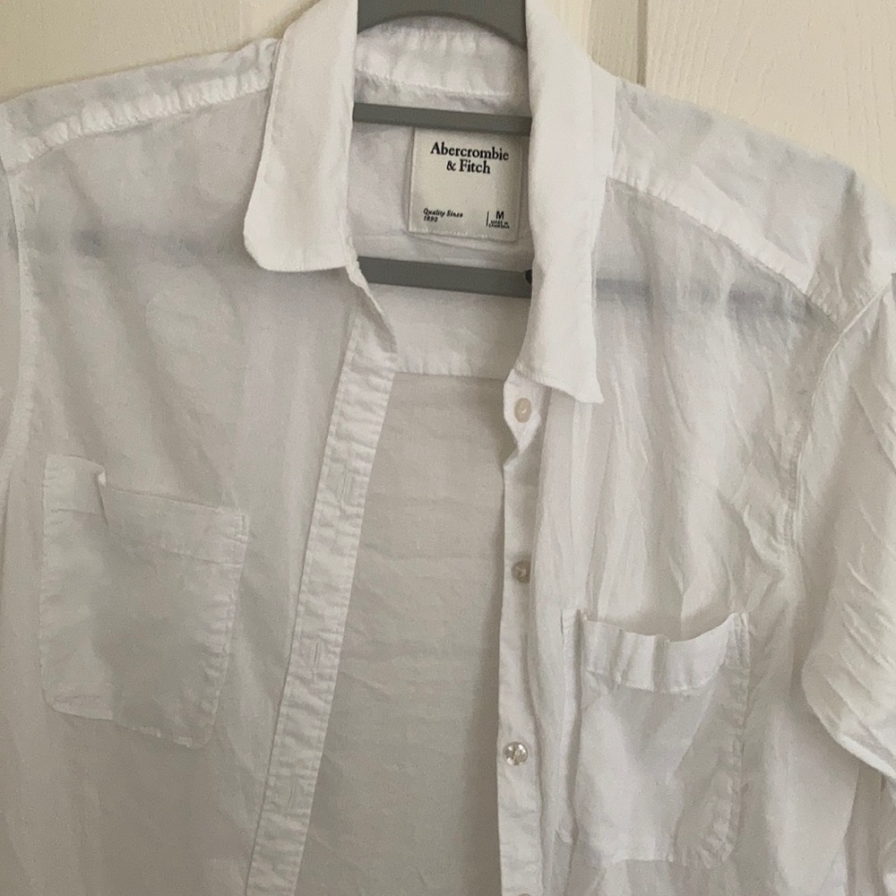 Abercrombie white button up